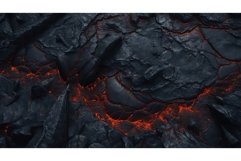basalt lava plateau landscape ai generated Product Image 1