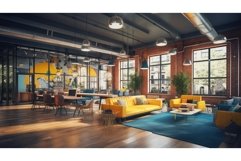 style interior business background ai generated Product Image 1