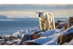 permafrost coastal tundra landscape ai generated Product Image 1