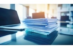 transparency blur glass business ai generated Product Image 1