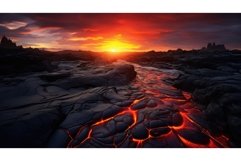 geology lava plateau landscape ai generated Product Image 1