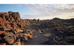 formation lava plateau landscape ai generated Product Image 1