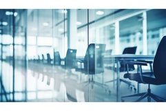 frosted blur glass business ai generated Product Image 1