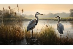 tidal estuarine marsh landscape ai generated Product Image 1