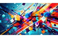 modern futuristic shapes background Product Image 1