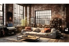 interior loft room background Product Image 1