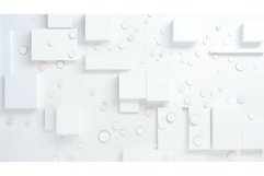 minimalist white shapes background Product Image 1