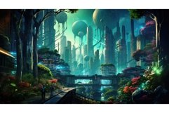 digital poster futuristic background Product Image 1