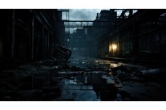 dystopian dark industrial background Product Image 1