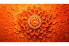 vibrant shape orange background Product Image 1