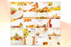 20 Autumn Watercolor Background for Fall Product Image 3