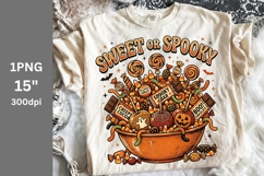 Halloween PNG, Sweet or spooky PNG Product Image 1