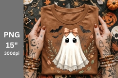 Halloween PNG, Cute Ghost PNG Product Image 1