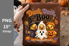 Halloween PNG, Duck Boo PNG Product Image 1