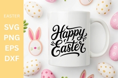 Happy Easter SVG, Easter SVG Product Image 1
