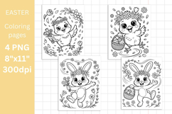 Easter coloring pages for kids Product Image 1