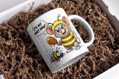 Mouse mug wrap sublimation designs, Sarcastic sublimation Product Image 1