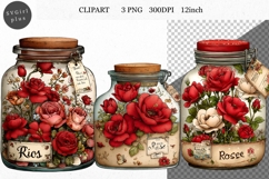 Jar PNG, Mother's Day PNG, Whimsical Clipart, Product Image 1