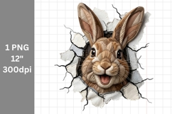 Bunny Clipart, Easter Clipart, Product Image 1