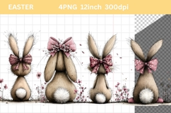 Bunny Clipart, Easter Clipart, Whimsical Clipart, Product Image 1