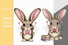 Bunny PNG, Easter Clipart, Spring PNG Product Image 1