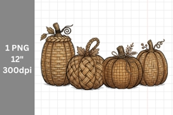 Autumn clipart, Pumpkin clipart, Fall clipart Product Image 1