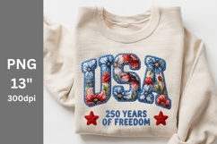 USA PNG, 250 Years PNG, Patriotic PNG, 4th of July Product Image 1