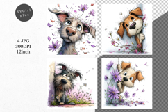 Dog JPG, Whimsical JPG, JPG, Junk journal, Product Image 1