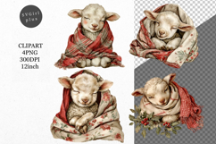 Sheep Clipart, Easter Clipart, Whimsical Clipart, Product Image 1