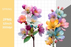 Flowers Clipart, Spring Clipart Product Image 1