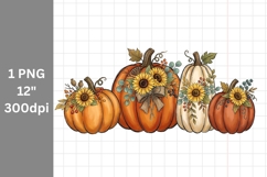 Autumn clipart, Pumpkin clipart, Fall clipart Product Image 1