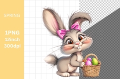 Bunny Clipart, Easter Clipart, Whimsical Clipart, Product Image 1
