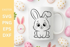 Bunny SVG, Easter SVG Product Image 1
