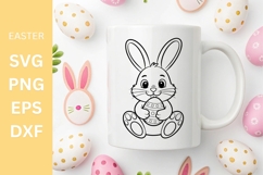 Bunny SVG, Easter SVG Product Image 1