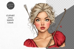 Cupid Clipart, Valentines Day Clipart, Whimsical Clipart Product Image 1