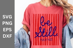 Be Still SVG, Be Still Design, Christian Quote PNG, Product Image 2
