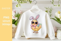 Chick PNG, Easter Clipart, Embroidery PNG Product Image 1