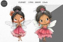 Fairy Girl PNG, Girl Clipart, Whimsical Clipart Product Image 1
