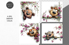 Bear JPG, Whimsical JPG, JPG, Junk journal, Product Image 1