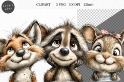 Animals Clipart, Whimsical Clipart Product Image 1