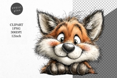 Fox Clipart, Animals Clipart, Whimsical Clipart Product Image 1
