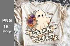Halloween PNG, Sorta Sweet PNG, Ghost PNG Product Image 1