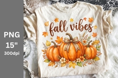 Fall PNG, Pumpkins PNG, Fall Vibes PNG Product Image 1