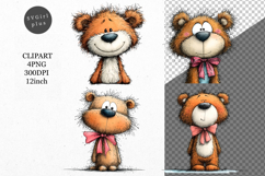 Teddy Bear Clipart, Whimsical Clipart Product Image 1