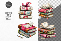 Journal Clipart, Valentines Day Clipart, Whimsical Product Image 1