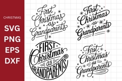 First Christmas As Grandparents SVG Product Image 1