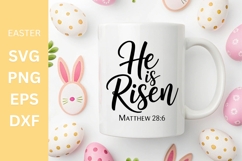 He is Risen SVG, Easter SVG Product Image 1