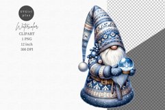 Gnome clipart, Christmas clipart, Snow globe clipart Product Image 1