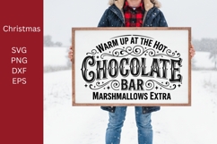 Chocolate Bar SVG, Christmas Sign Product Image 1
