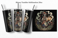 Halloween Tumbler Wrap, Tumbler Wrap 20oz, Skeleton Product Image 1